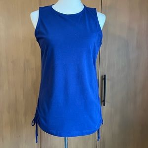 J. Jill ruched side (adjustable ties) tank top, small